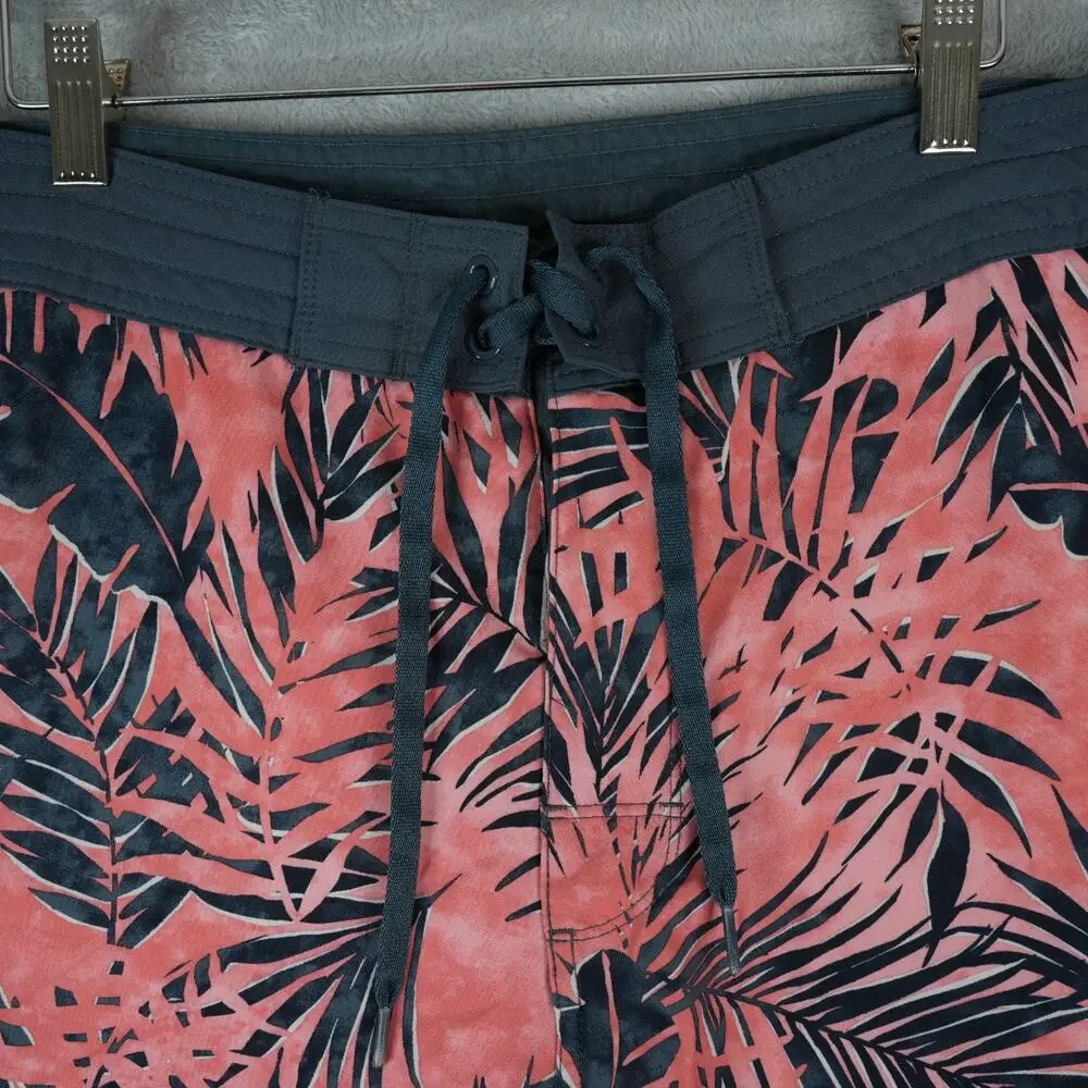 Old Navy Board Shorts Mens 38x9 Floral Palms Swimwear Beach Stretch‎